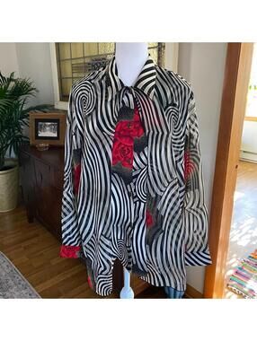 Vintage Talk of the Walk Atlantic City Blouse